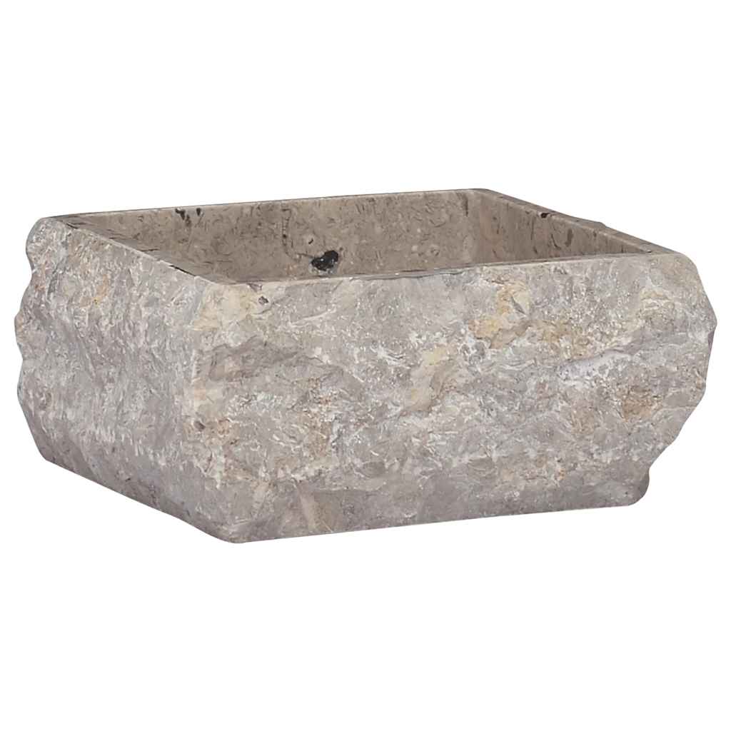 Baderomsvask 30x30x13 cm marmor grå