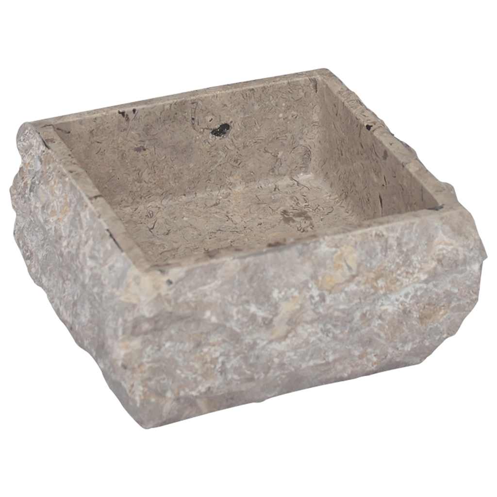 Baderomsvask 30x30x13 cm marmor grå