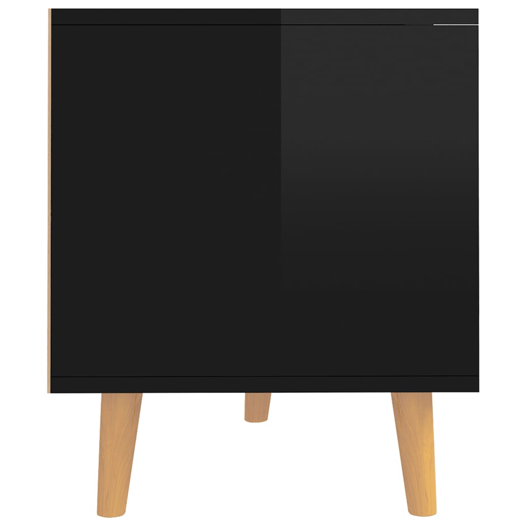 TV-Møbel Høyglans Svart Tv-benk 90x40x48,5 cm