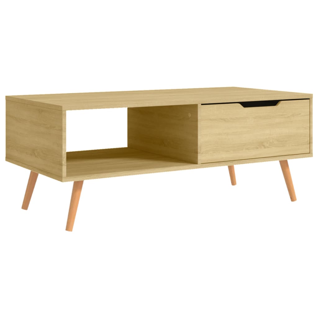 Salongbord Sofabord Sonoma Eik 100x49,5x43 cm