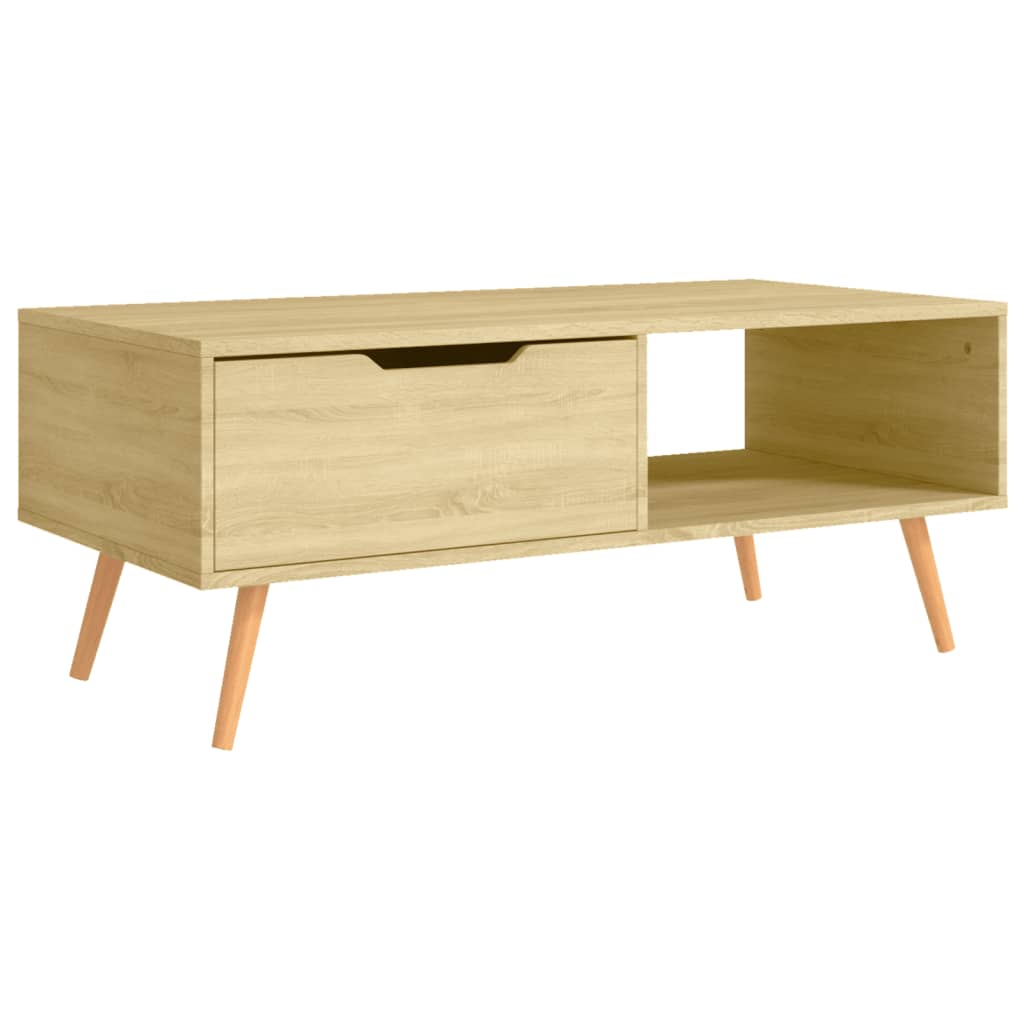 Salongbord Sofabord Sonoma Eik 100x49,5x43 cm