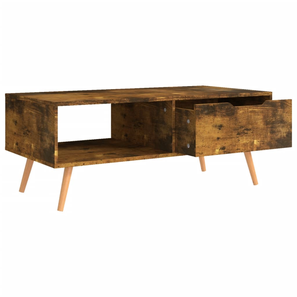 Salongbord Sofabord Røkt Eik 100x49,5x43 cm