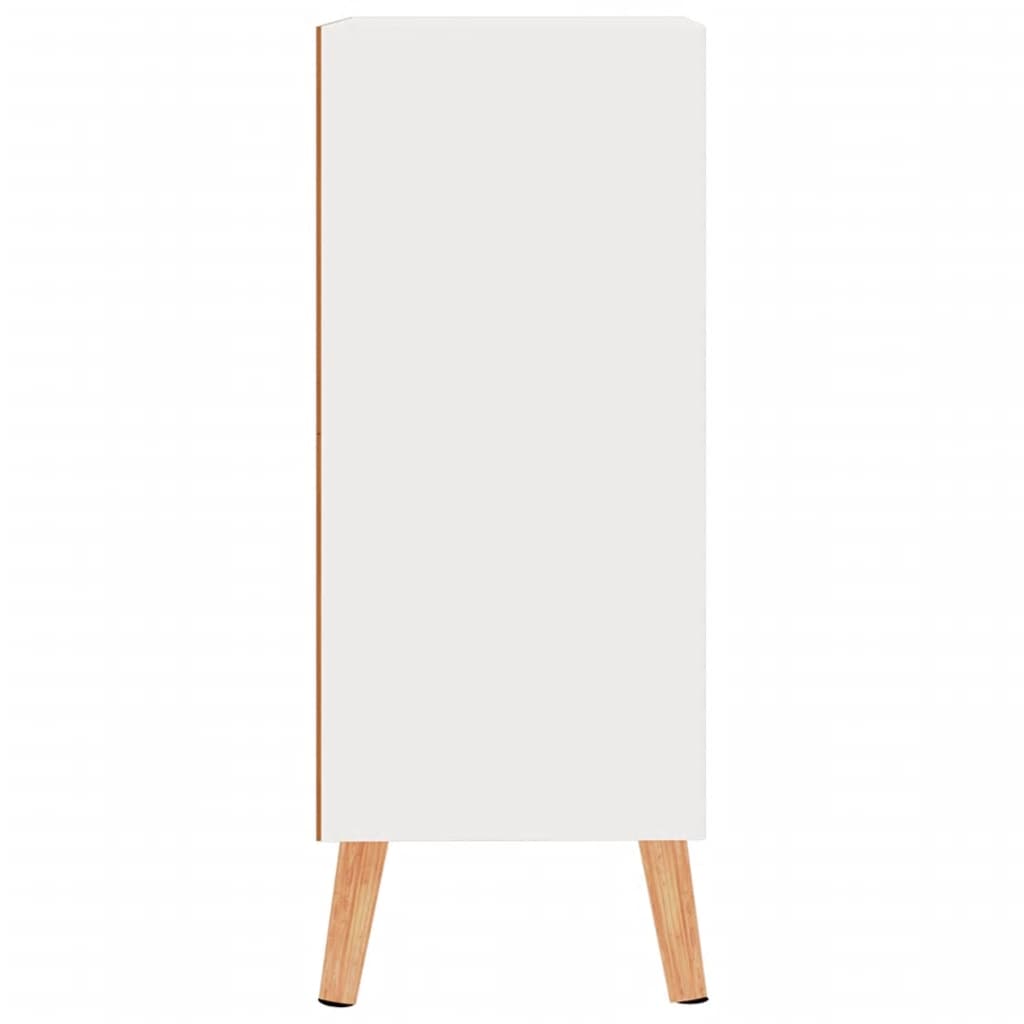 Skjenk Høyglans Hvit 60x30x72 cm