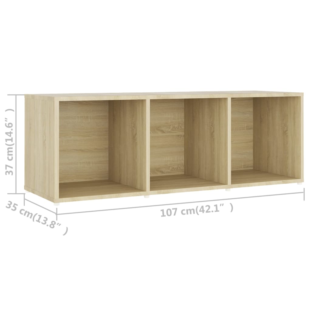 TV-Møbel Sonoma Eik TV-benk 107x35x37 cm