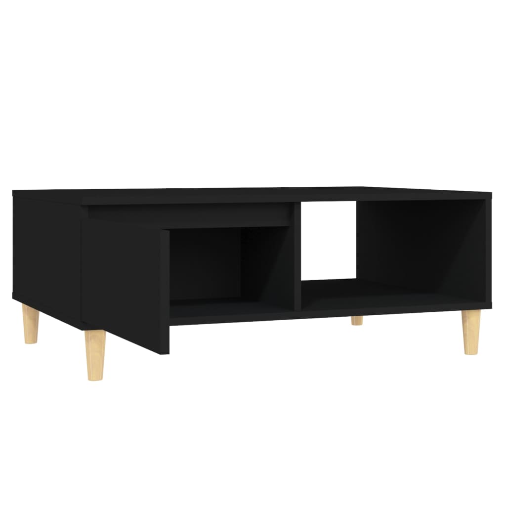 Salongbord Sofabord Svart 90x60x35 cm
