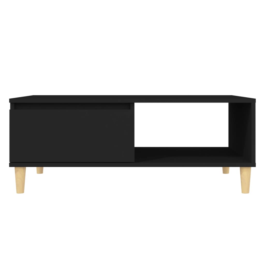 Salongbord Sofabord Svart 90x60x35 cm