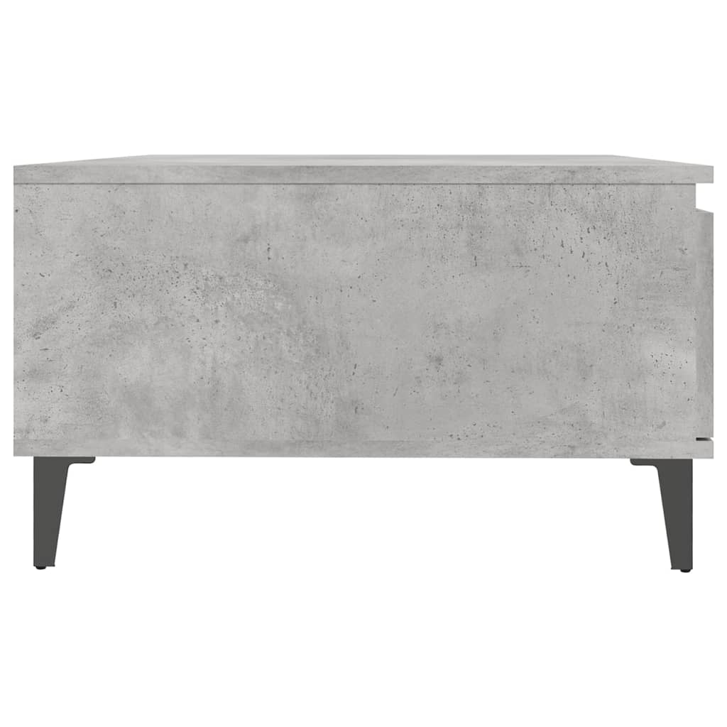Salongbord Sofabord Betonggrå 90x60x35 cm