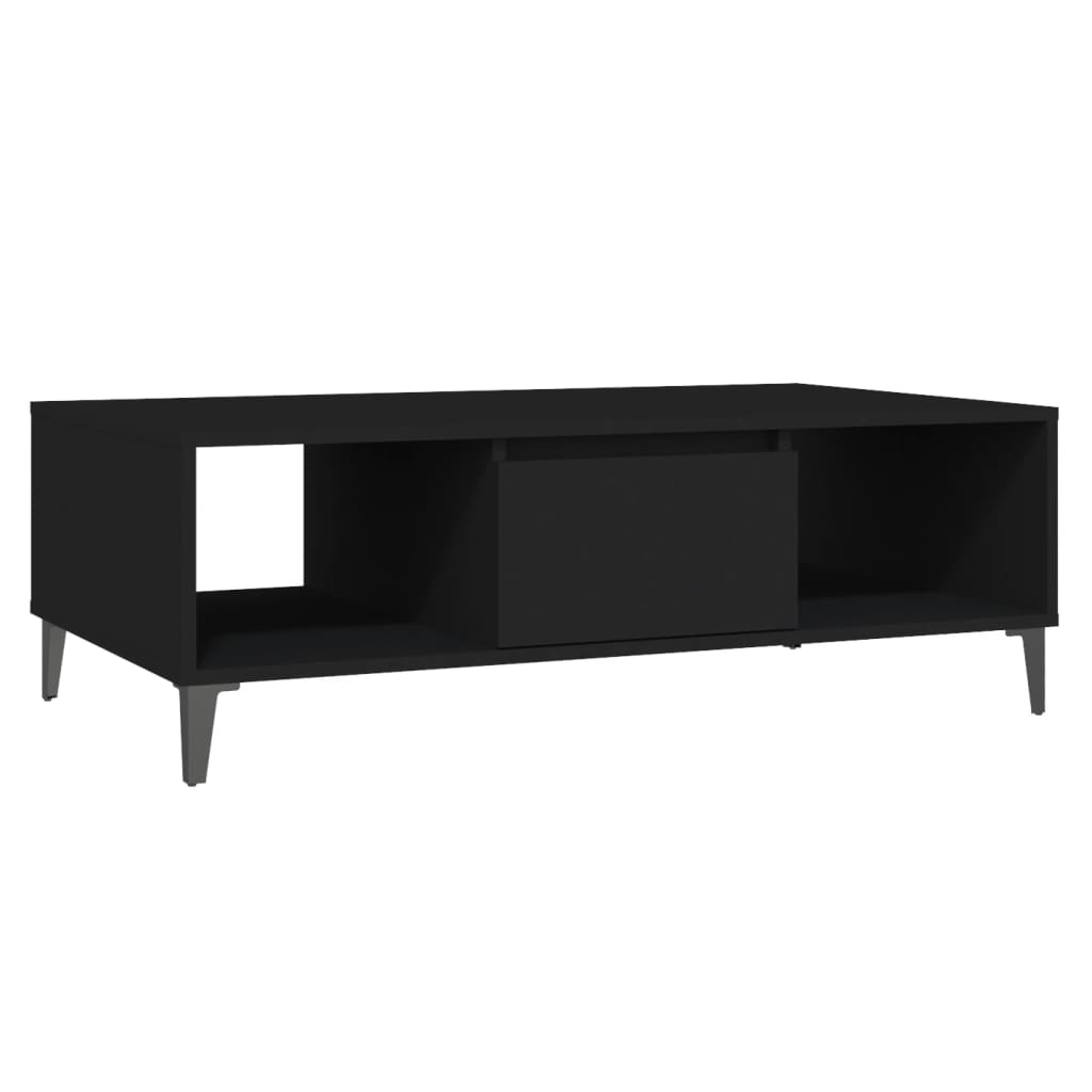 Salongbord Sofabord Svart 103,5x60x35 cm