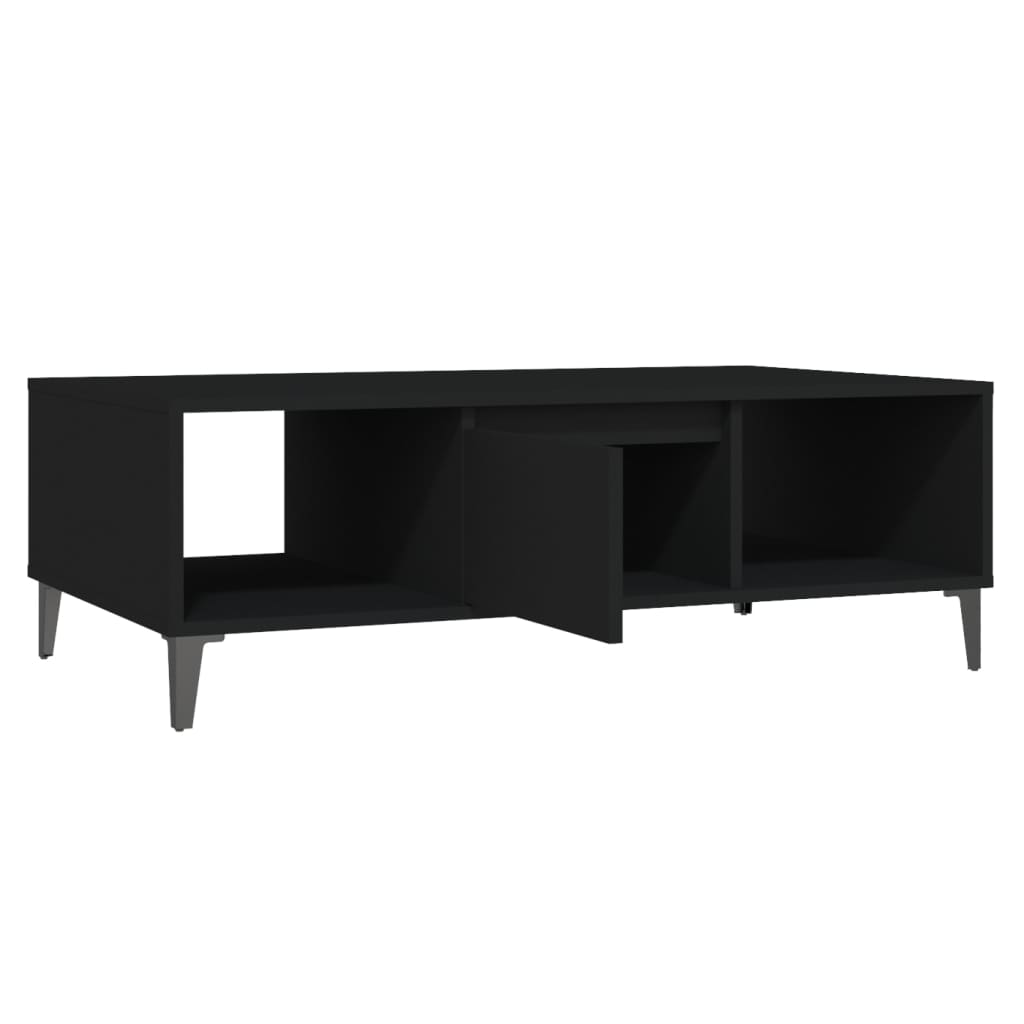 Salongbord Sofabord Svart 103,5x60x35 cm