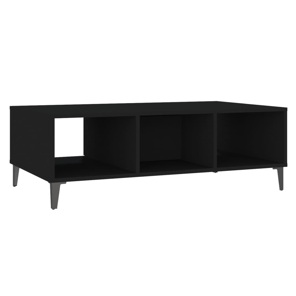 Salongbord Sofabord Svart 103,5x60x35 cm