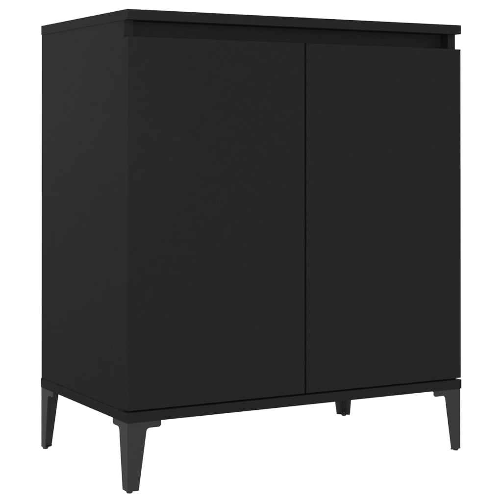 Skjenk Svart 60x35x70 cm