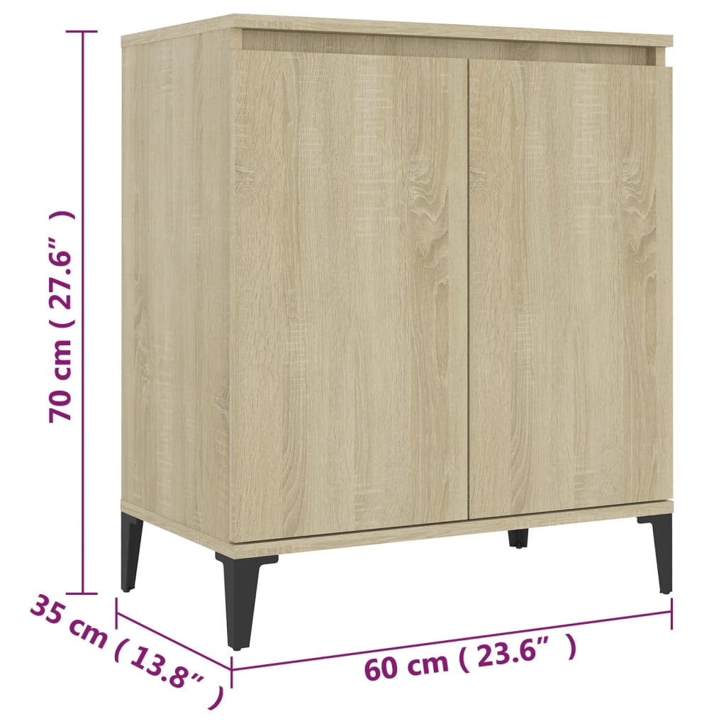 Kommode Sonoma Eik 60x35x70 cm