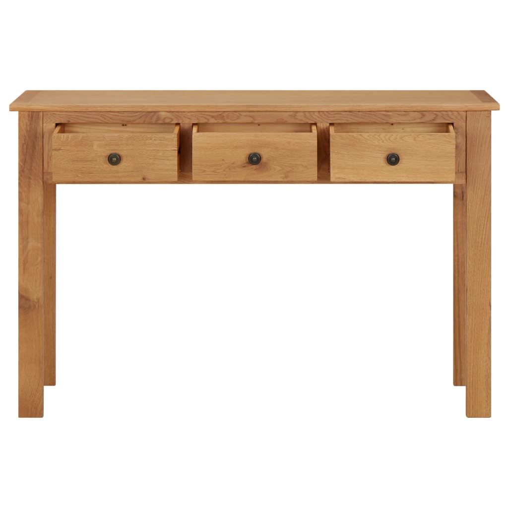 Avlastningsbord Konsollbord Tre 110x40x75 cm heltre eik
