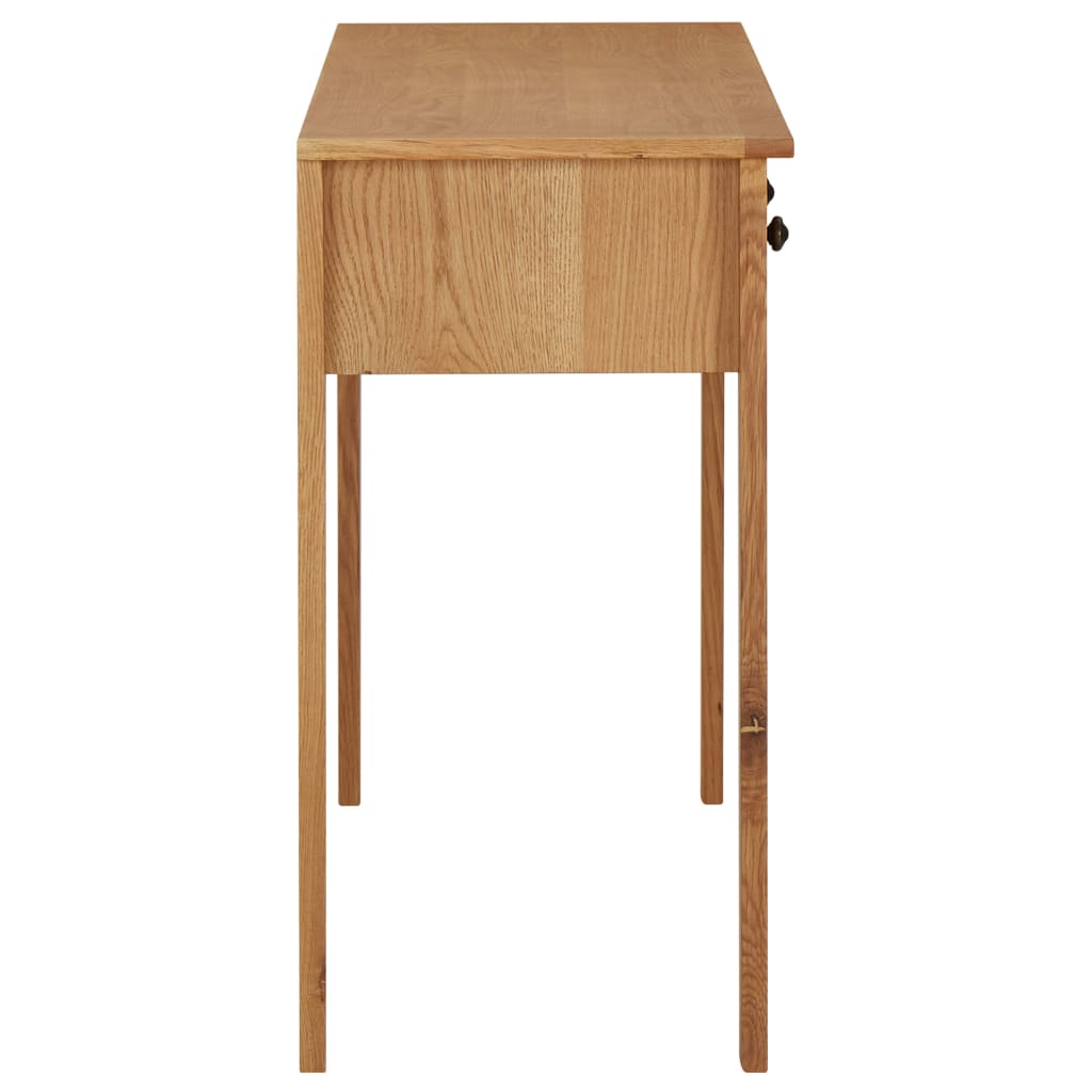 Avlastningsbord Konsollbord Tre 110x40x75 cm heltre eik