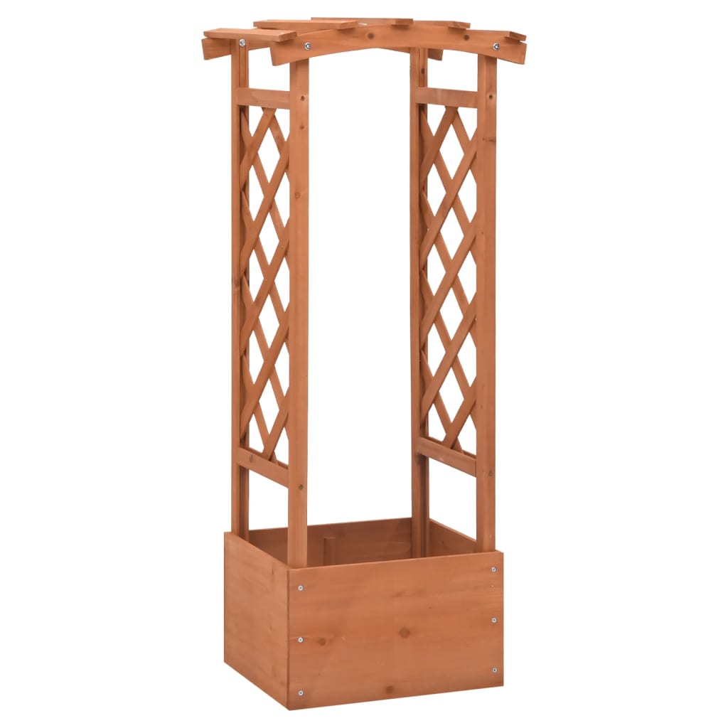 Hageespalje Plantekasse Tre bue 49x39x117 cm gran
