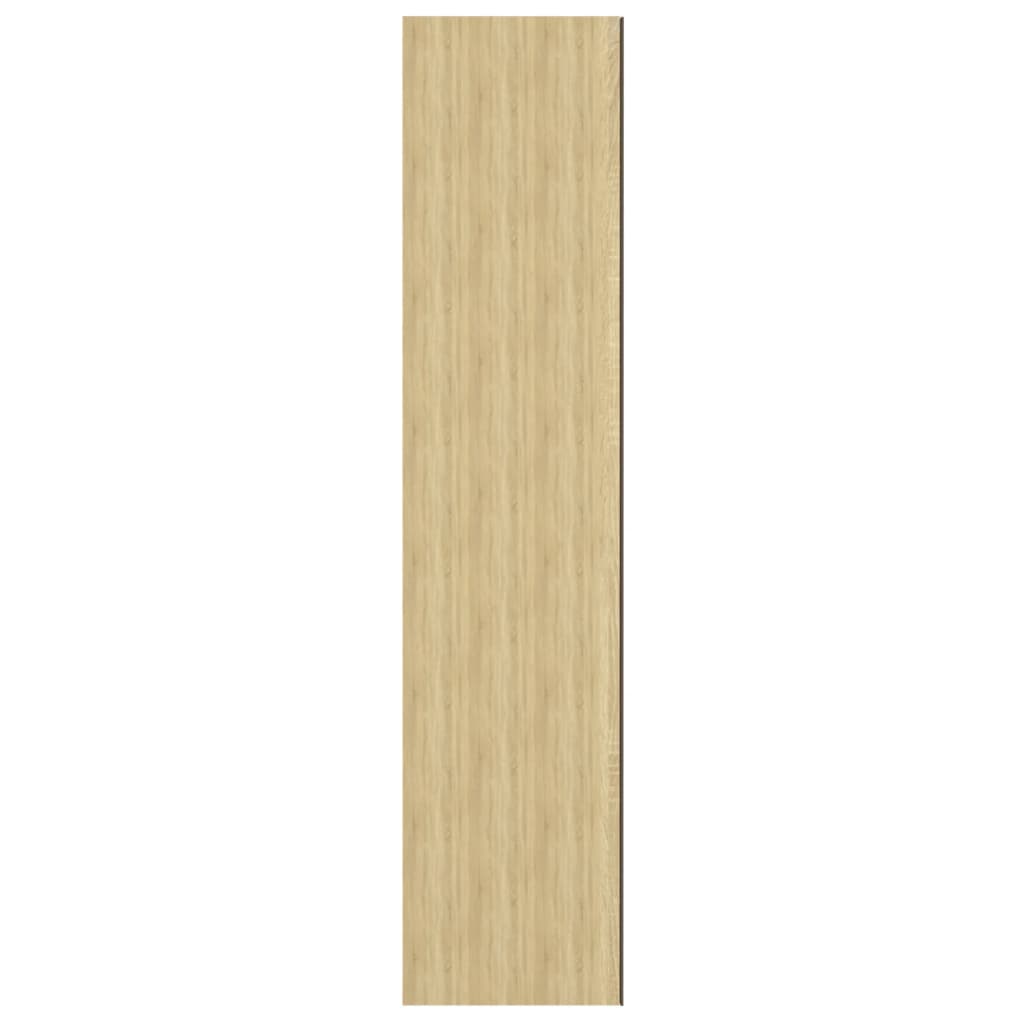 Baderomsspeil Speilskap til bad 60x15x75 cm Hvit og Eik