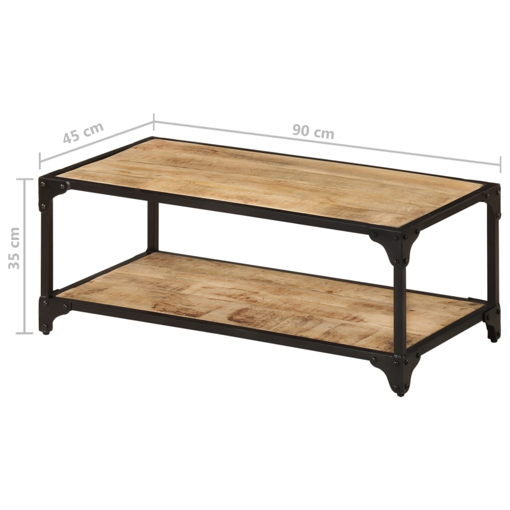 Salongbord Sofabord Tre Heltre Mango 90x45x35 cm