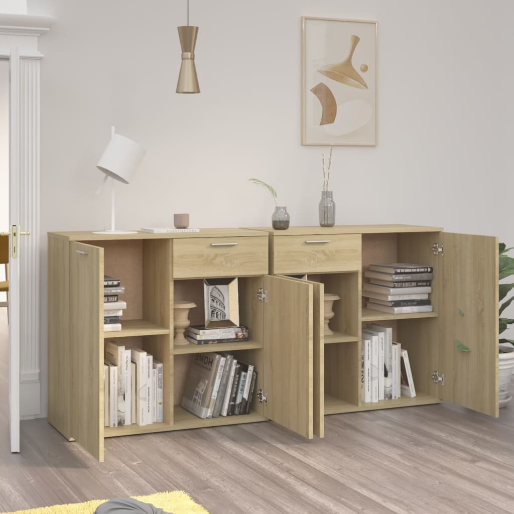 Skjenk Sonoma Eik 160x36x75 cm