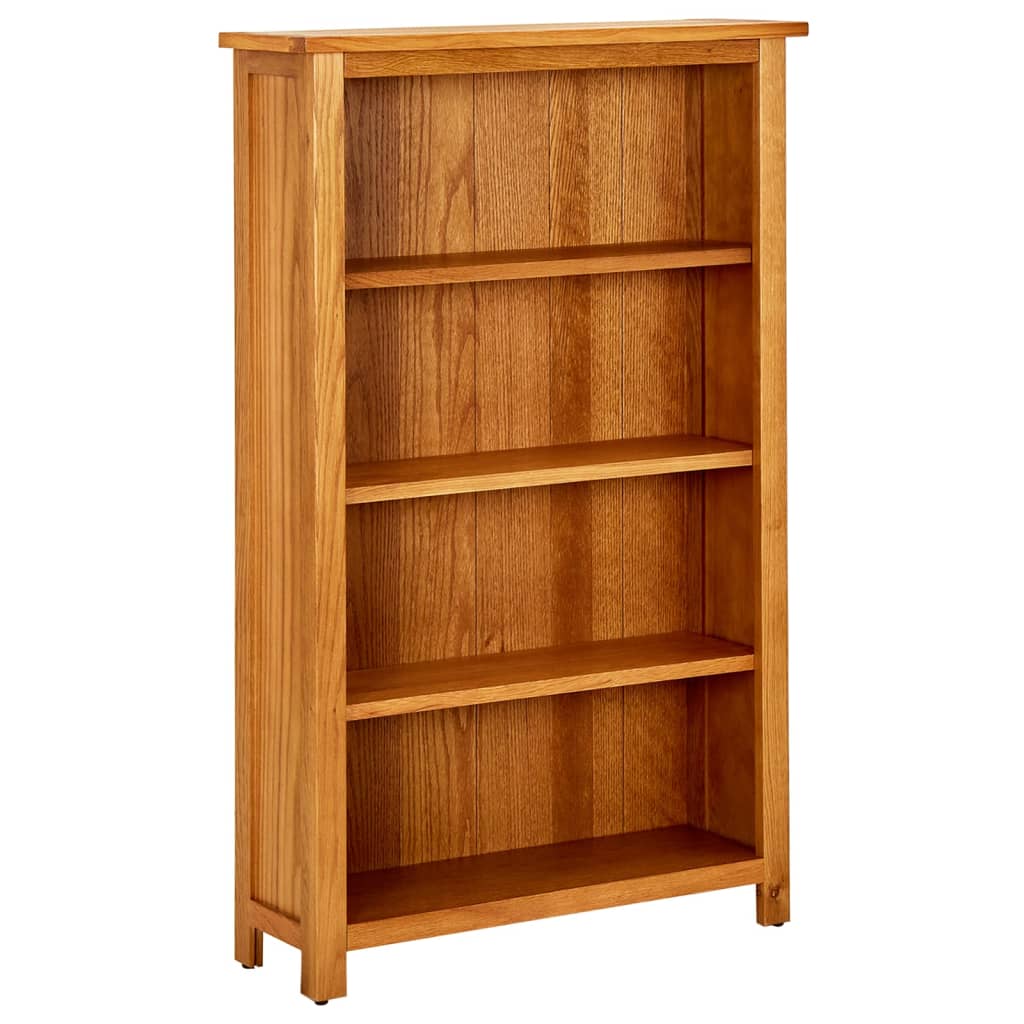 Bokhylle Tre 4 etasjer 70x22x110 cm heltre eik