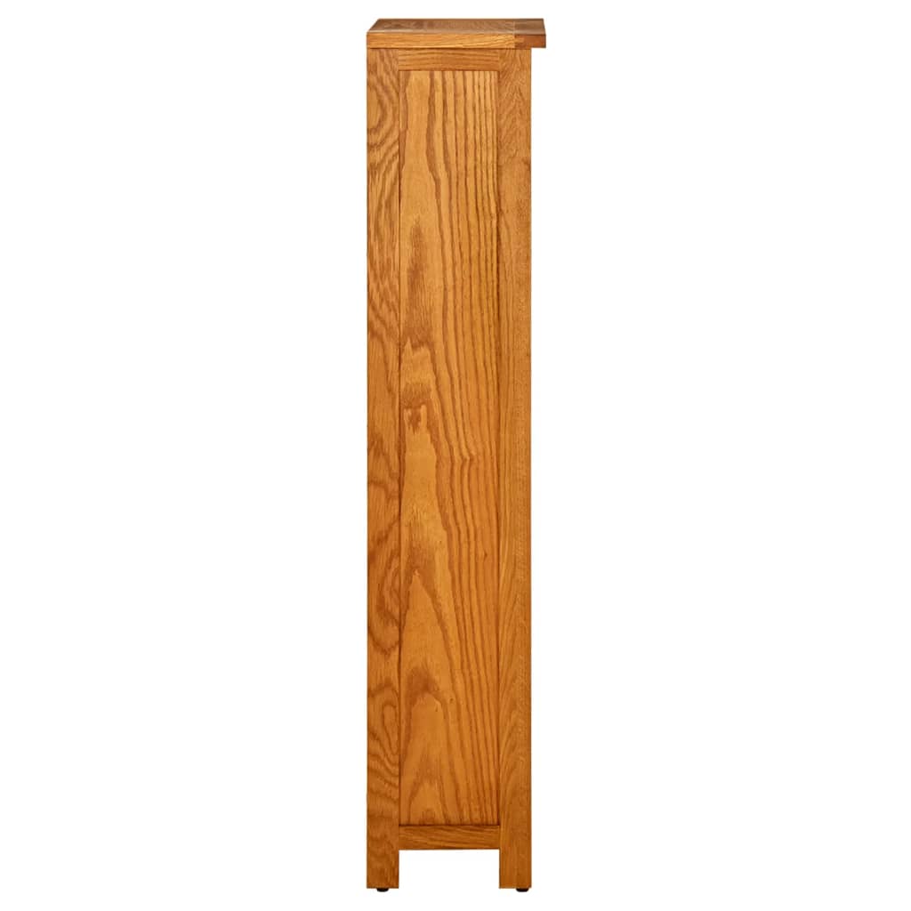 Bokhylle Tre 4 etasjer 45x22x110 cm heltre eik
