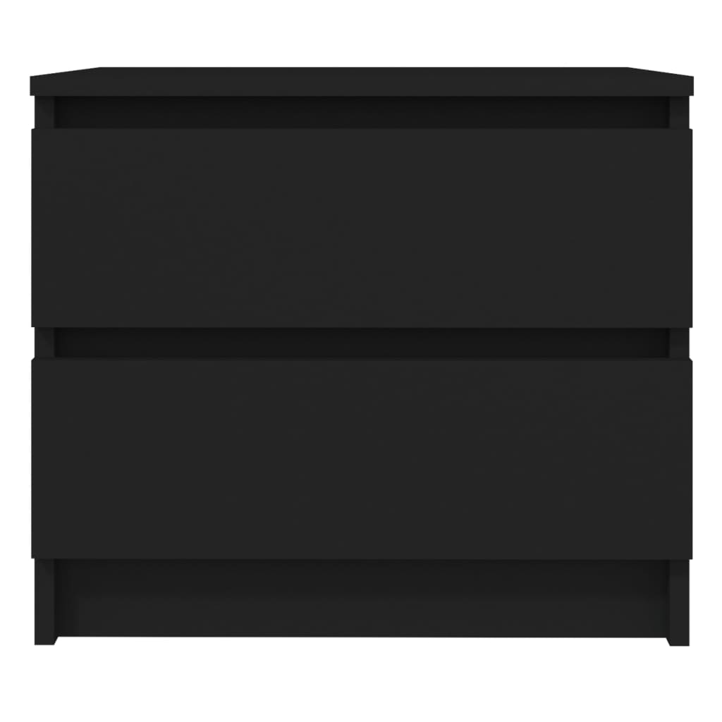 Nattbord Sengbord Svart 50x39x43,5 cm