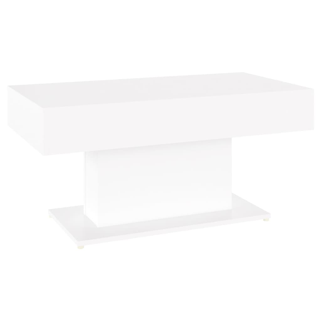 Salongbord Sofabord Hvit 96x50x45 cm