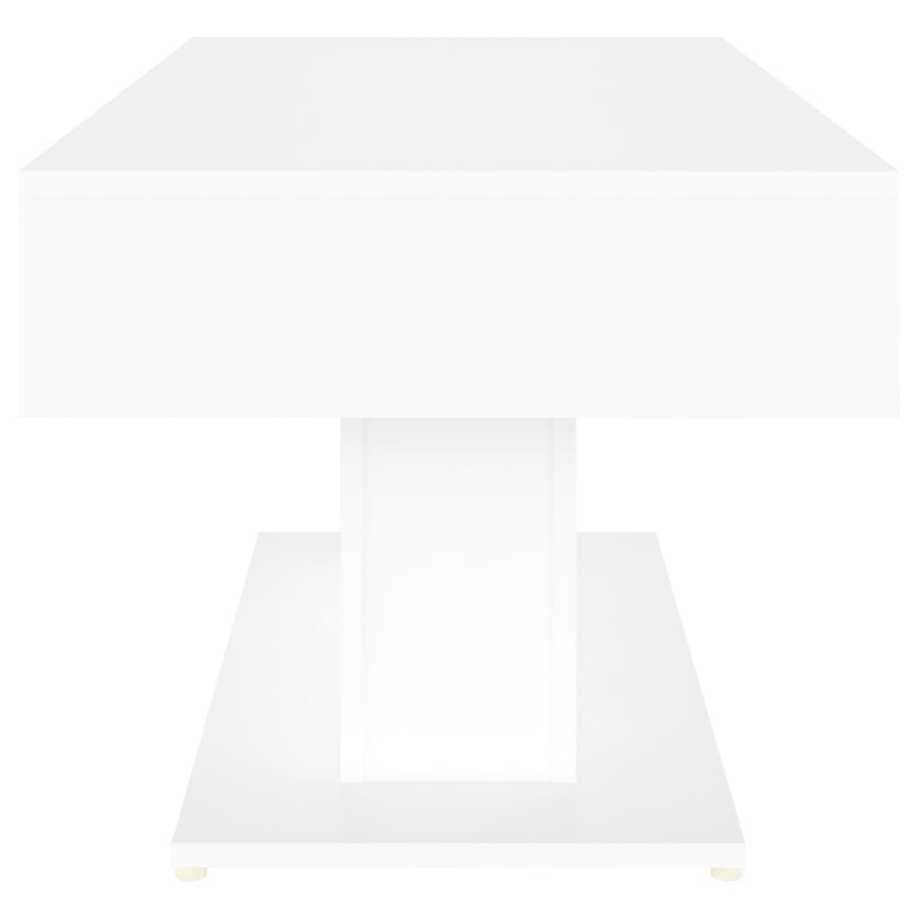 Salongbord Sofabord Hvit 96x50x45 cm