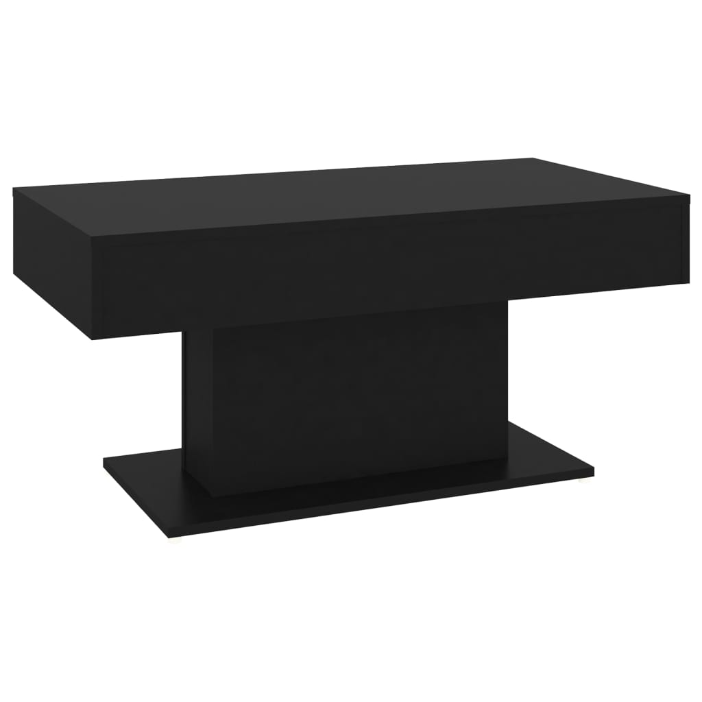 Salongbord Sofabord Svart 96x50x45 cm