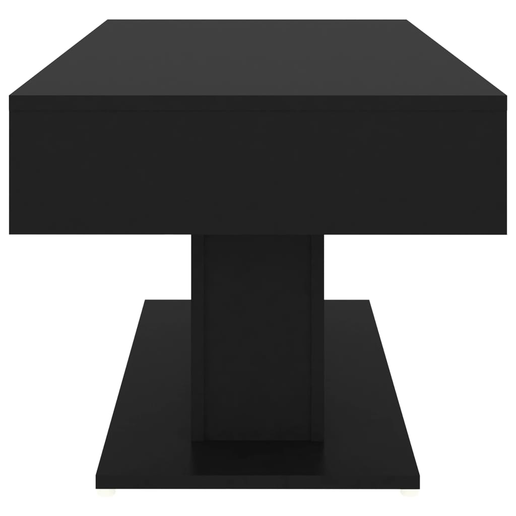 Salongbord Sofabord Svart 96x50x45 cm