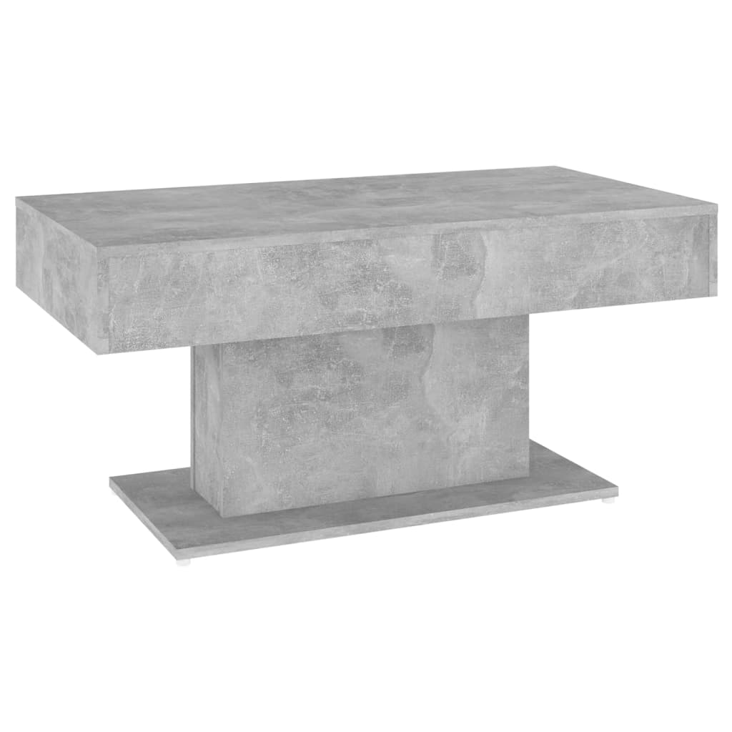 Salongbord Sofabord Betonggrå 96x50x45 cm