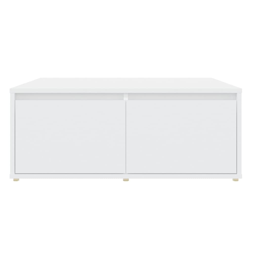 Salongbord Sofabord Hvit 80x80x31 cm