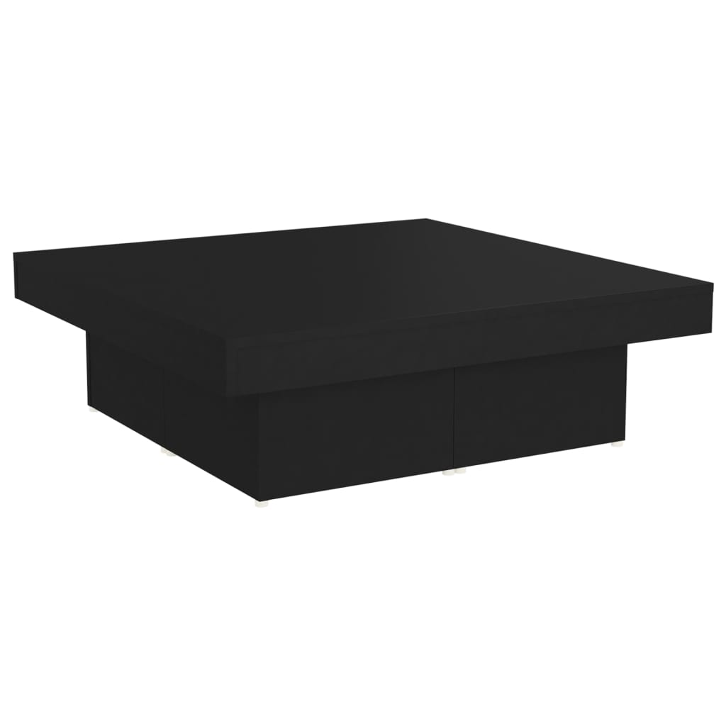 Salongbord Sofabord Svart 90x90x28 cm