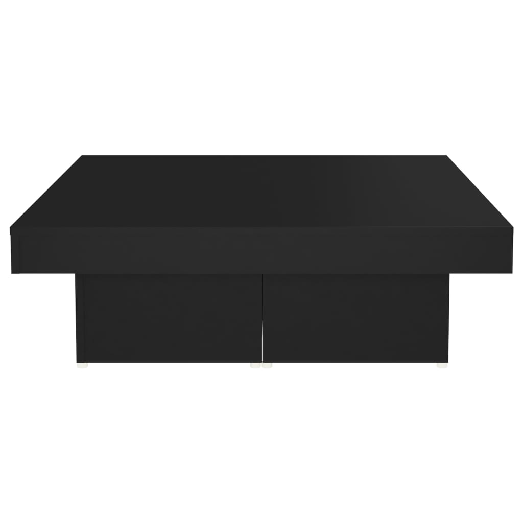 Salongbord Sofabord Svart 90x90x28 cm