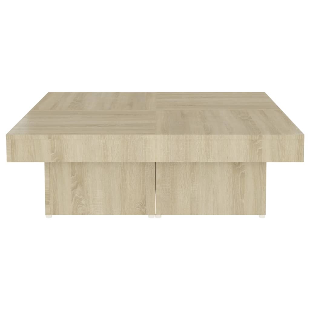 Salongbord Sofabord Sonoma Eik 90x90x28 cm