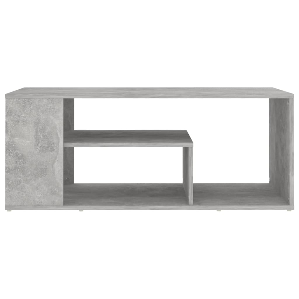 Salongbord Sofabord Betonggrå 100x50x40 cm