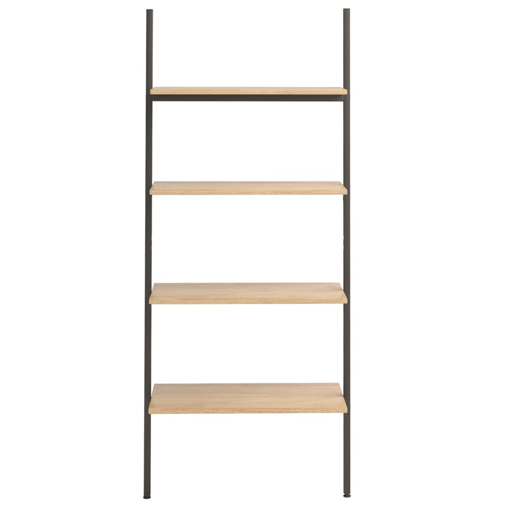 Stigehyller 4 etasjer lysebrun og svart 64x34x150,5 cm