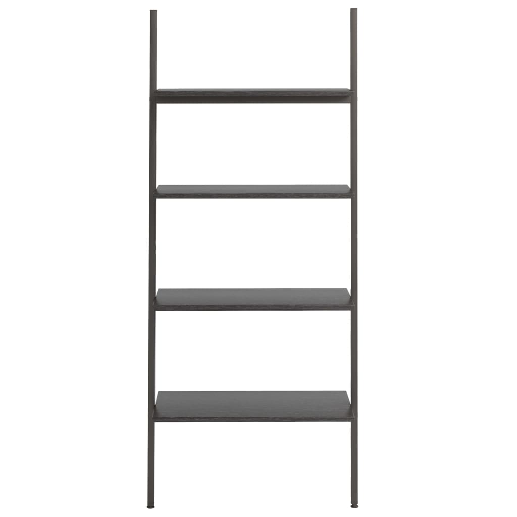 Stigehyller 4 etasjer svart 64x34x150,5 cm