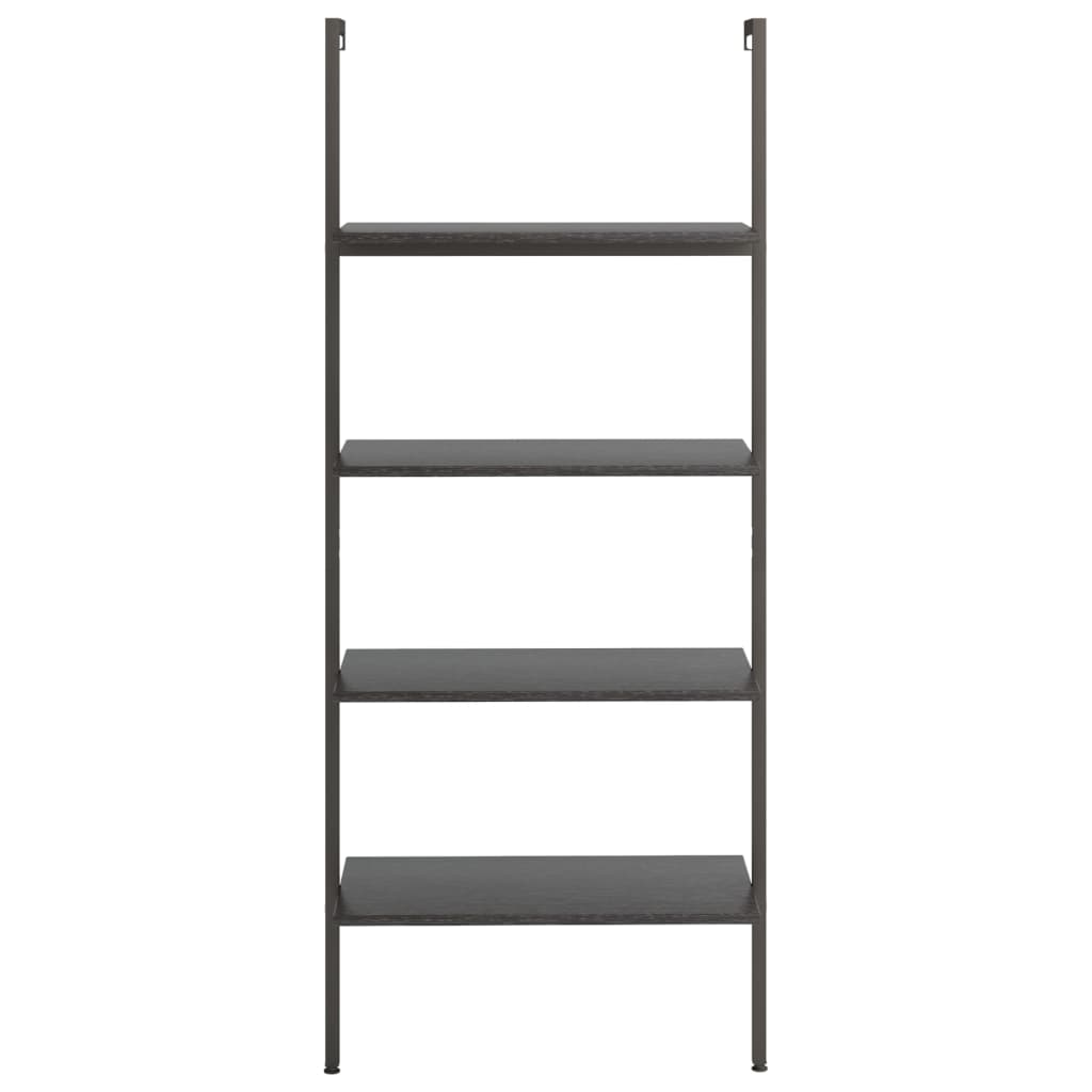 Stigehyller 4 etasjer svart 64x35x152,5 cm