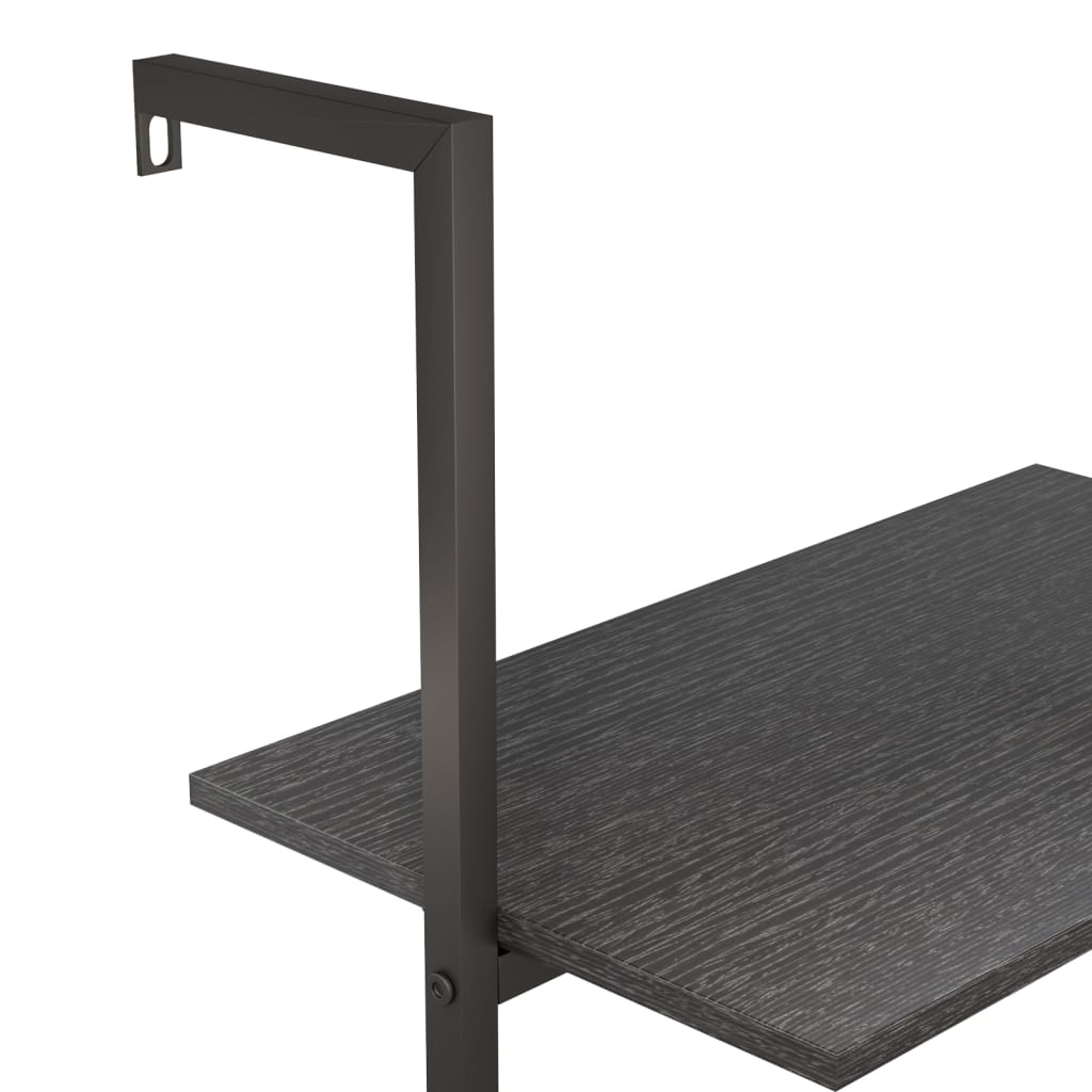 Stigehyller 4 etasjer svart 64x35x152,5 cm