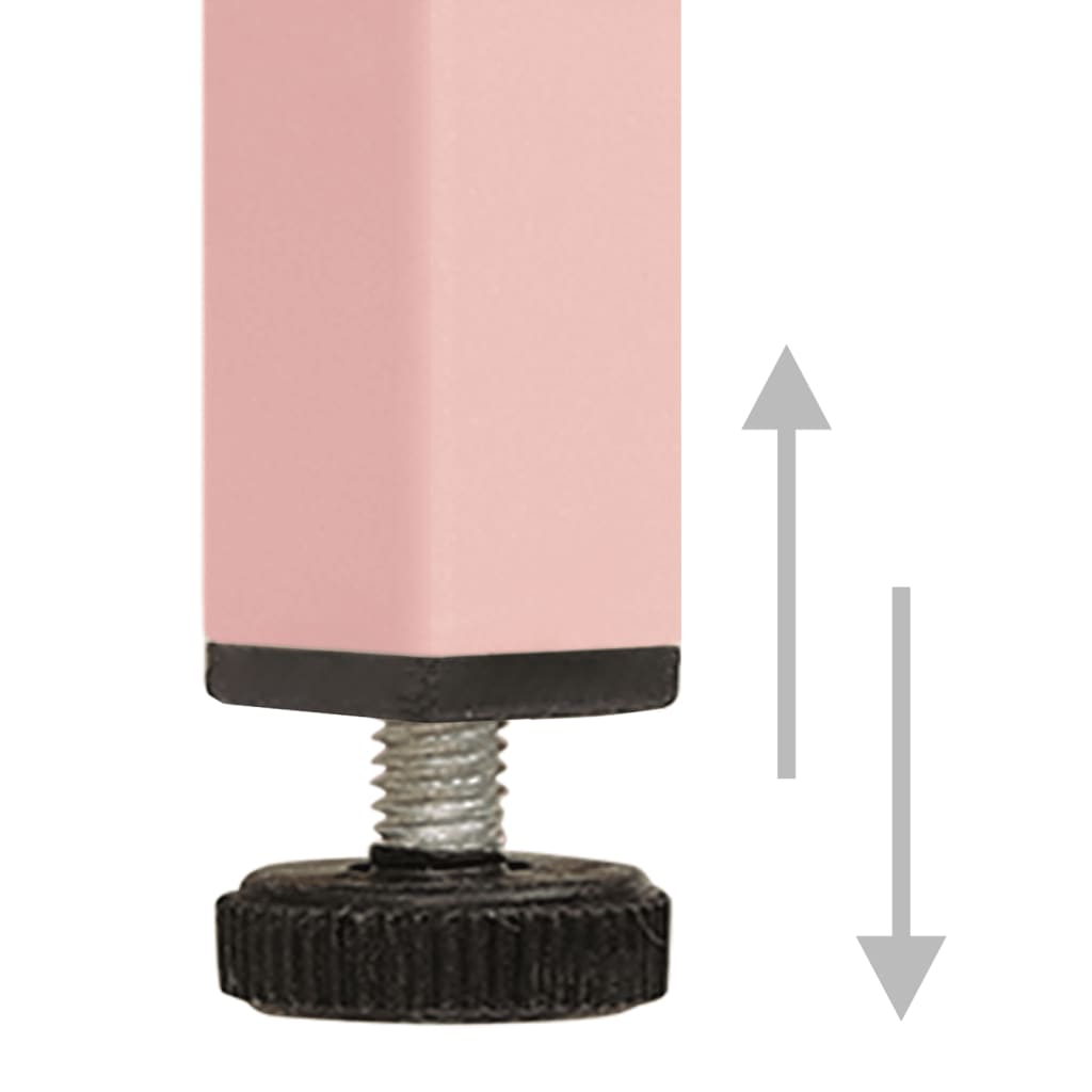Kommode DIV. rosa 80x35x101,5 cm stål