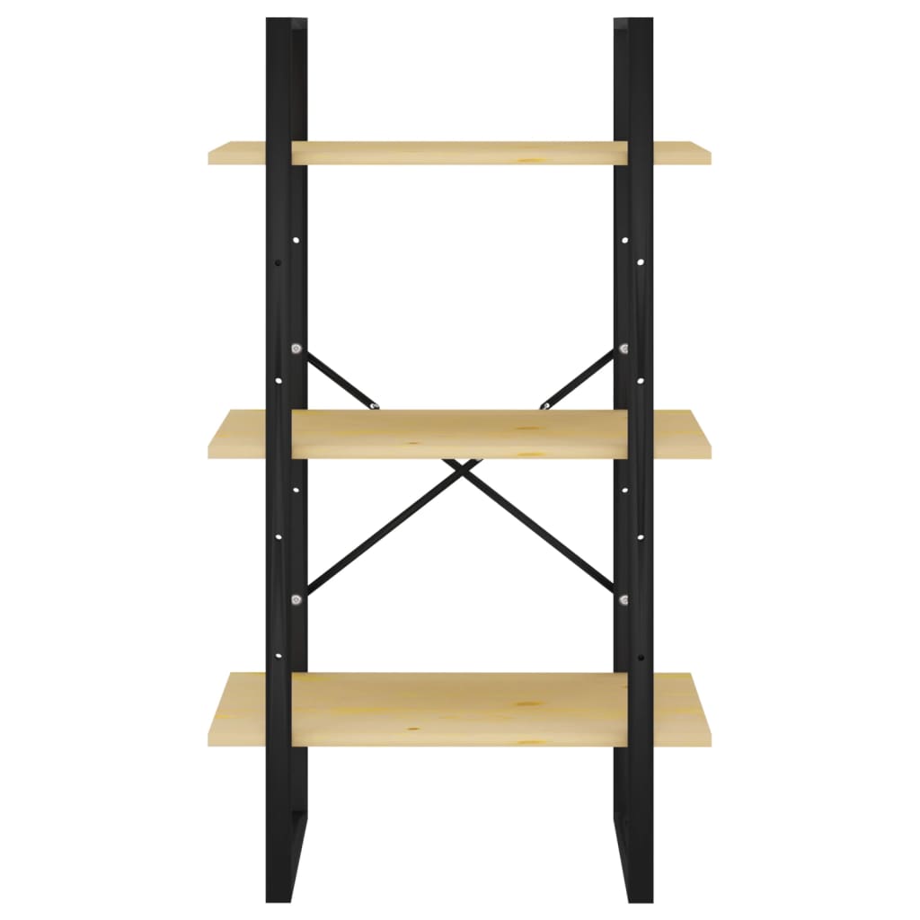 Oppbevaringshylle 60x30x105 cm heltre furu
