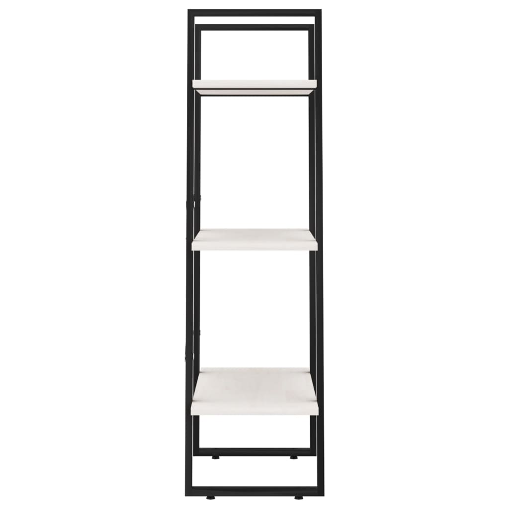 Oppbevaringshylle 60x30x105 cm heltre furu hvit