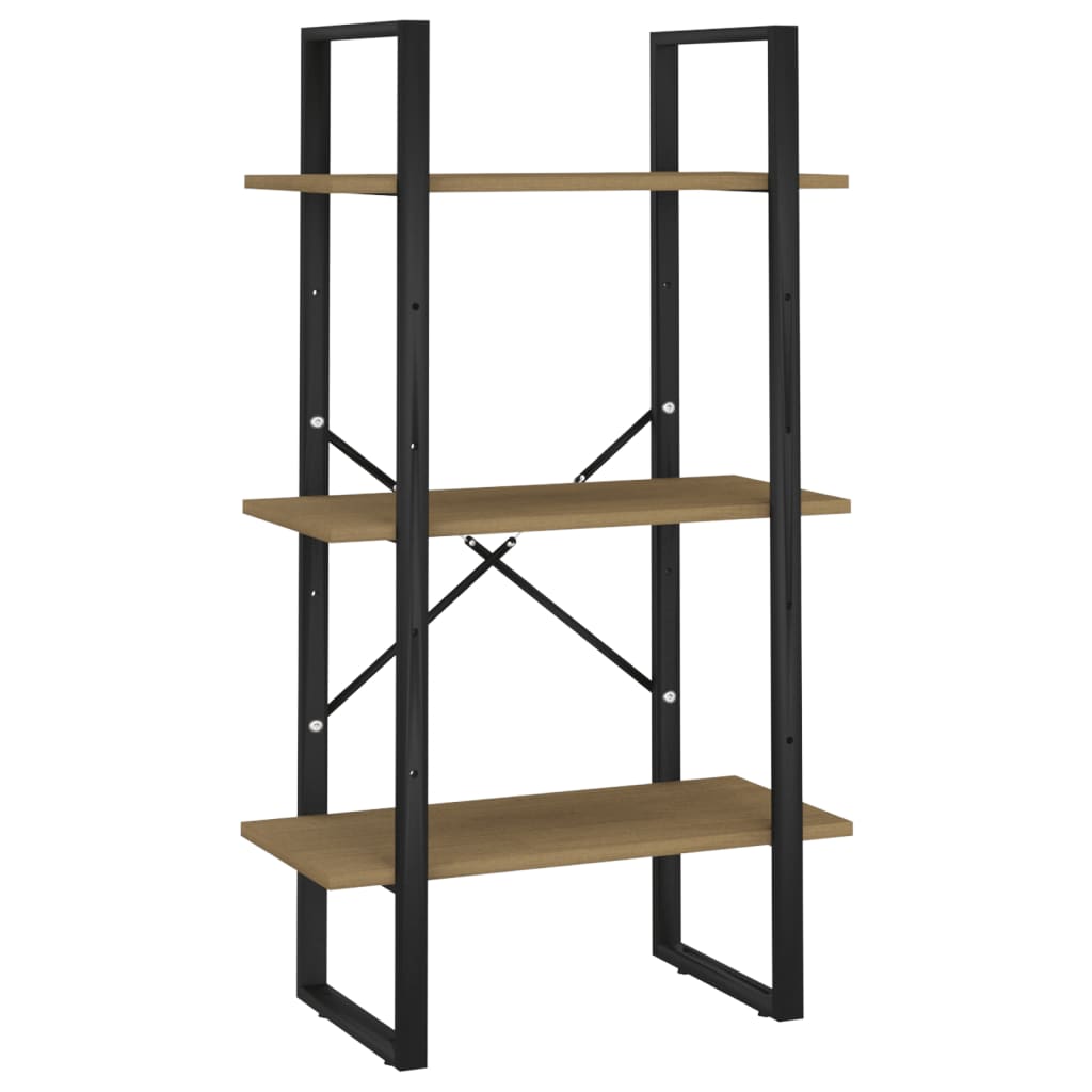 Oppbevaringshylle 60x30x105 cm heltre furu
