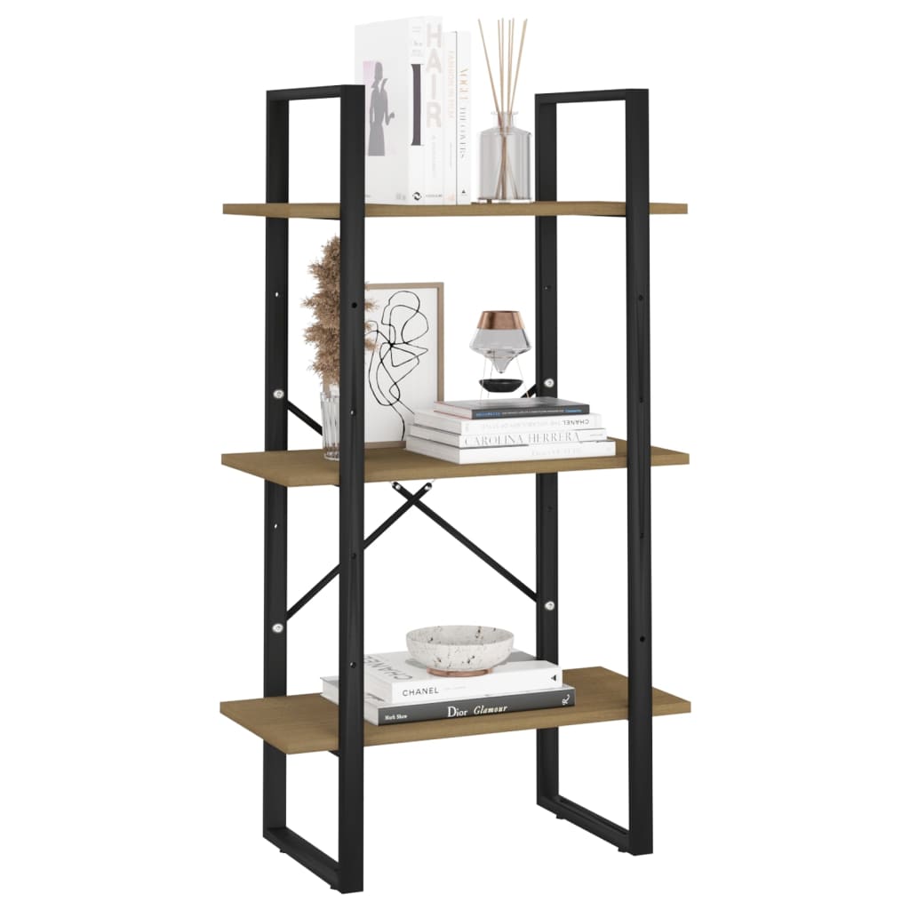 Oppbevaringshylle 60x30x105 cm heltre furu