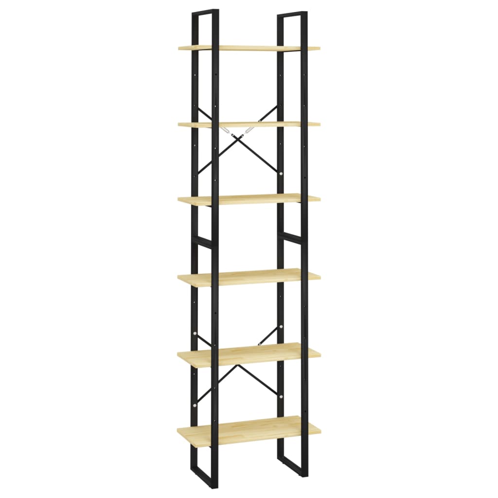 Oppbevaringshylle 60x30x210 cm heltre furu