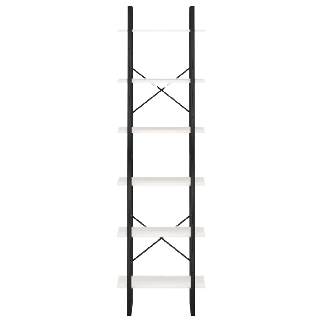 Oppbevaringshylle hvit 60x30x210 cm heltre furu