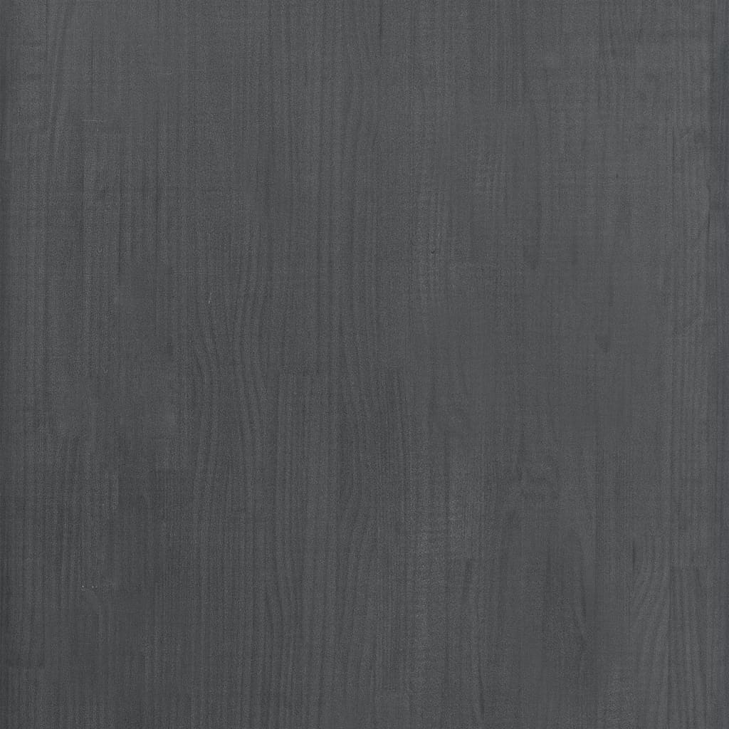 Oppbevaringshylle grå 60x30x210 cm heltre furu