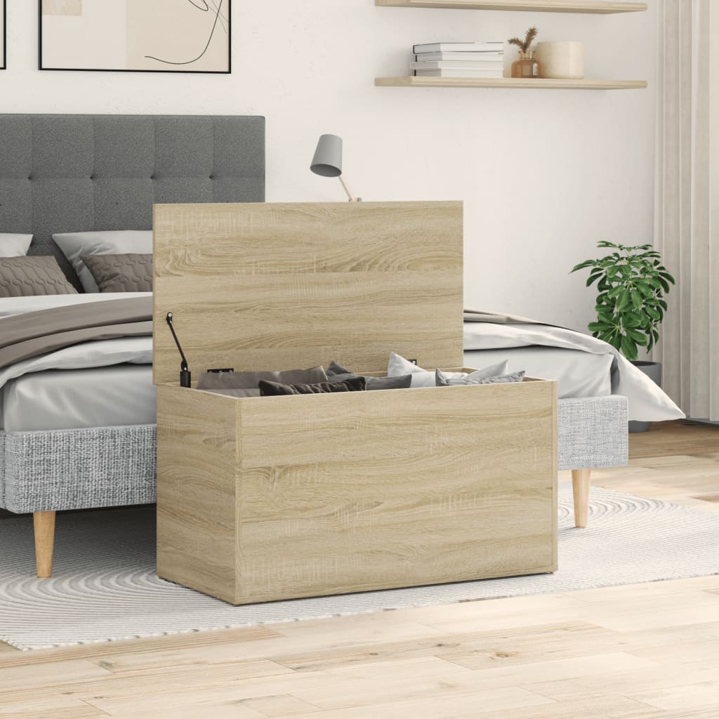 Oppbevaringskiste Sonoma Eik 84x42x46 cm