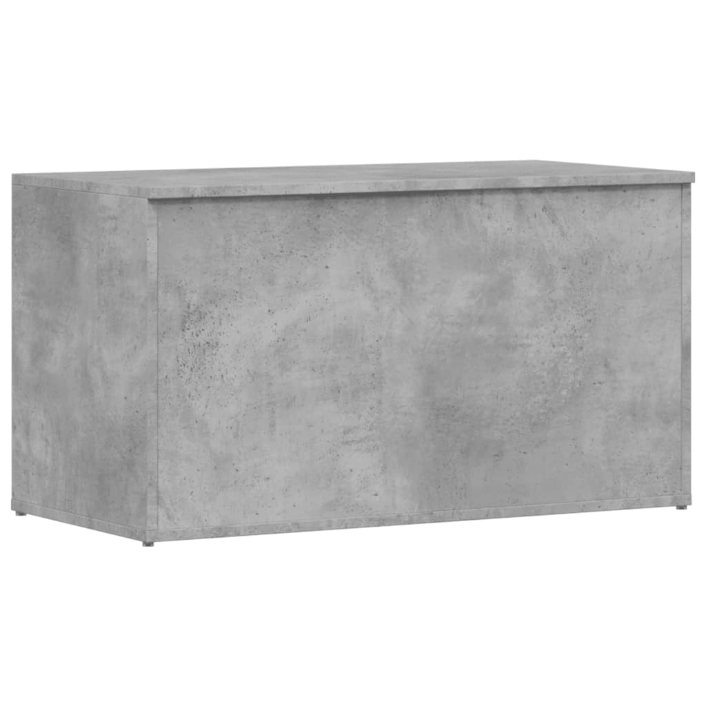 Oppbevaringskiste Betonggrå 84x42x46 cm