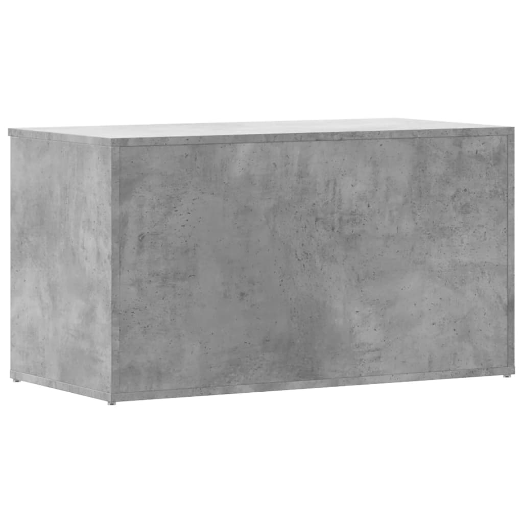 Oppbevaringskiste Betonggrå 84x42x46 cm